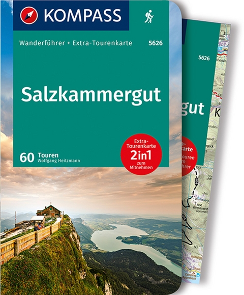 KOMPASS Wanderf&uuml;hrer Salzkammergut, 60 Touren - Wolfgang Heitzmann