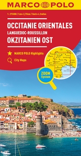 MARCO POLO Regionalkarte Languedoc-Roussillon, Auvergne 1:275.000 - 