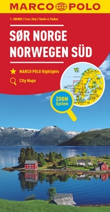 MARCO POLO L&auml;nderkarte Norwegen S&uuml;d 1:325.000