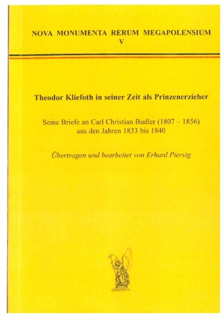 Theodor Kliefoth in seiner Zeit als Prinzenerzieher