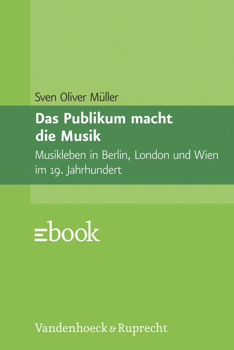 Das Publikum macht die Musik -  Sven Oliver M&uuml;ller