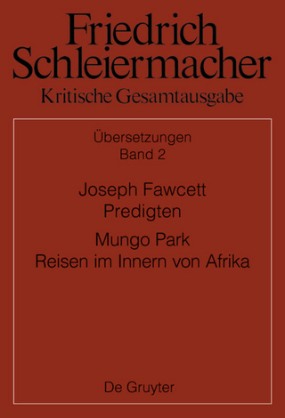 Joseph Fawcett, Predigten Mungo Park, Reisen im Innern von Afrika