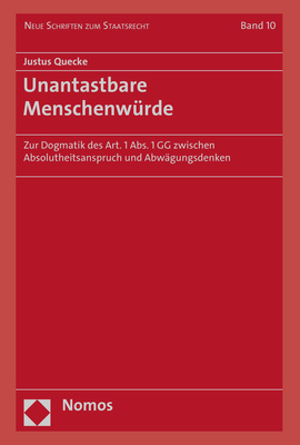 Unantastbare Menschenw&uuml;rde - Justus Quecke