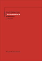 Personenstandsgesetz - Berthold Gaaz, Heinrich Bornhofen, Thomas Lammers