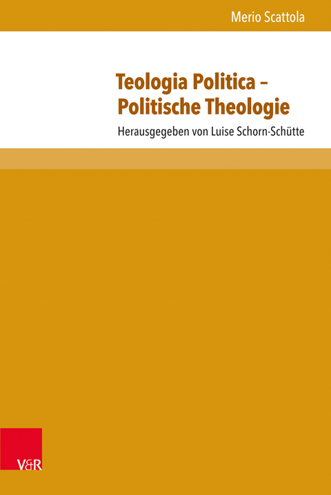 Teologia Politica – Politische Theologie - Merio Scattola