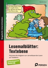 Lesemalbl&auml;tter: Textebene - Klara Kirschbaum