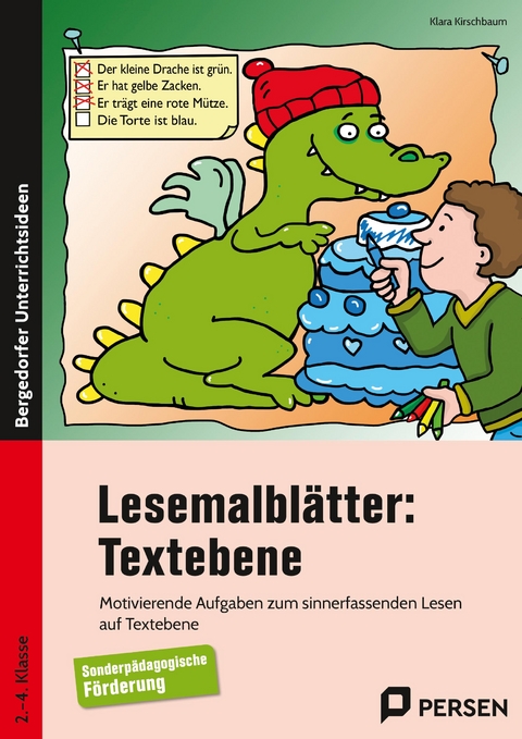 Lesemalbl&auml;tter: Textebene - Klara Kirschbaum
