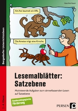 Lesemalbl&auml;tter: Satzebene - Klara Kirschbaum