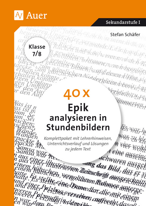 40 x Epik analysieren in Stundenbildern 7-8 - Stefan Sch&auml;fer