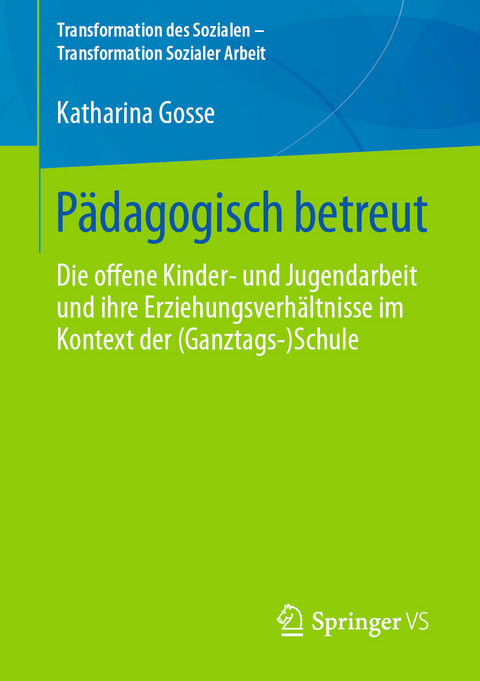 P&auml;dagogisch betreut - Katharina Gosse
