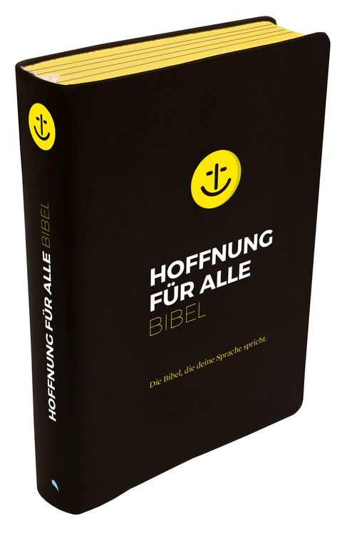 Hoffnung f&uuml;r alle. Die Bibel - "Black Hope Edition" Gro&szlig;format mit Loch-Stanzung - 