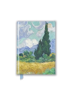 Vincent Van Gogh - Wheatfield with Cypresses Pocket Diary 2021
