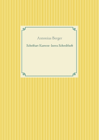 Schriftart Kurrent - leeres Schreibheft