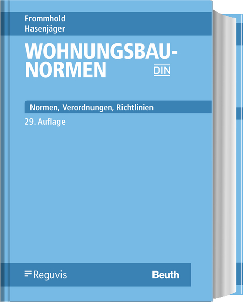 Wohnungsbau-Normen - Hanns Frommhold, Siegfried Hasenj&auml;ger