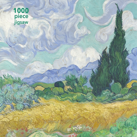 Adult Jigsaw Puzzle Vincent van Gogh: Wheatfield with Cypress - 