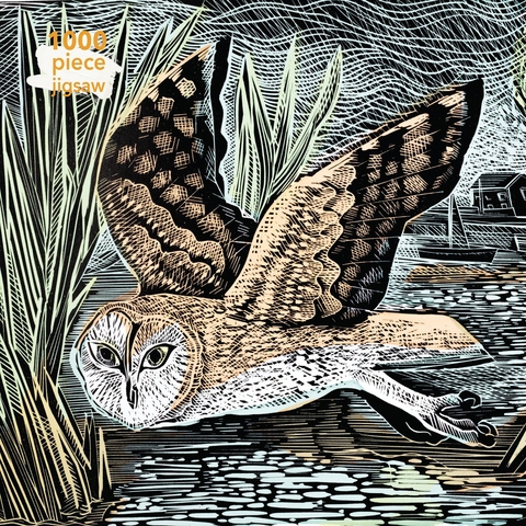 Adult Jigsaw Puzzle Angela Harding: Marsh Owl - 