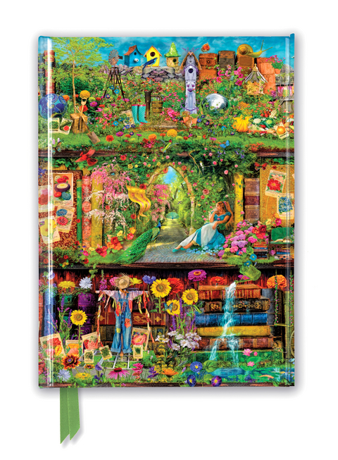 Aimee Stewart: Garden Bookshelves (Foiled Journal) - 