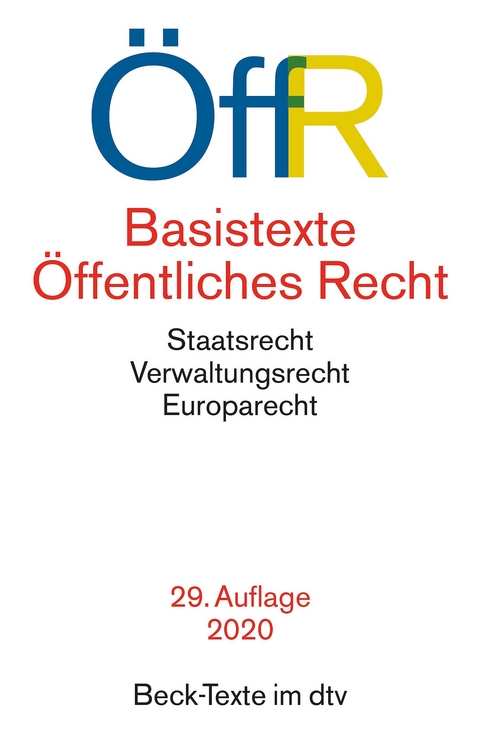 Basistexte &Ouml;ffentliches Recht