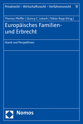 Europ&auml;isches Familien- und Erbrecht - 