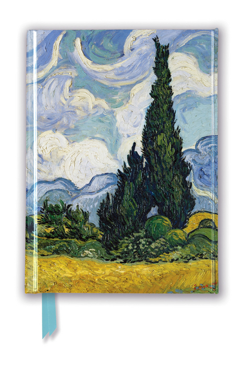 Vincent Van Gogh: Wheat Field with Cypresses (Foiled Pocket Journal) - 