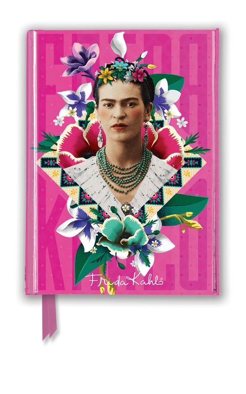 Frida Kahlo Pink (Foiled Pocket Journal) - 