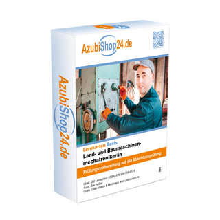 Lernkarten Land - und Baumaschinenmechatroniker Lernkarten Prüfungsvorbereitung