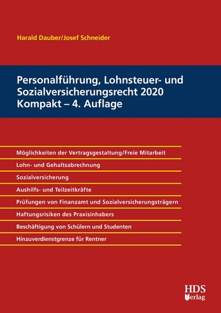 Personalführung, Lohnsteuer- und Sozialversicherungsrecht 2020 Kompakt