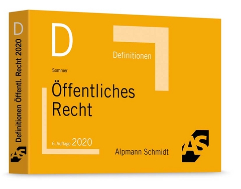 Definitionen &Ouml;ffentliches Recht - Christian Sommer