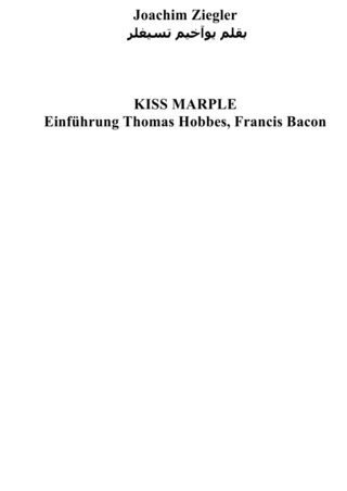 KISS MARPLE Einführung Thomas Hobbes, Francis Bacon