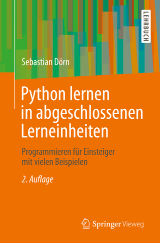 Python lernen in abgeschlossenen Lerneinheiten