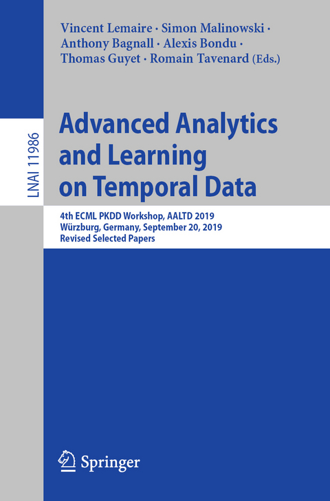 Advanced Analytics and Learning on Temporal Data - 