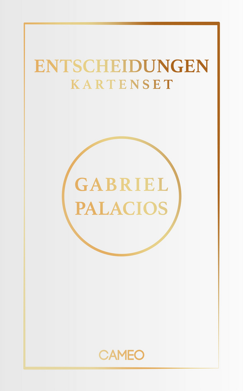 &laquo;Entscheidungen&raquo; Kartenset - Gabriel Palacios