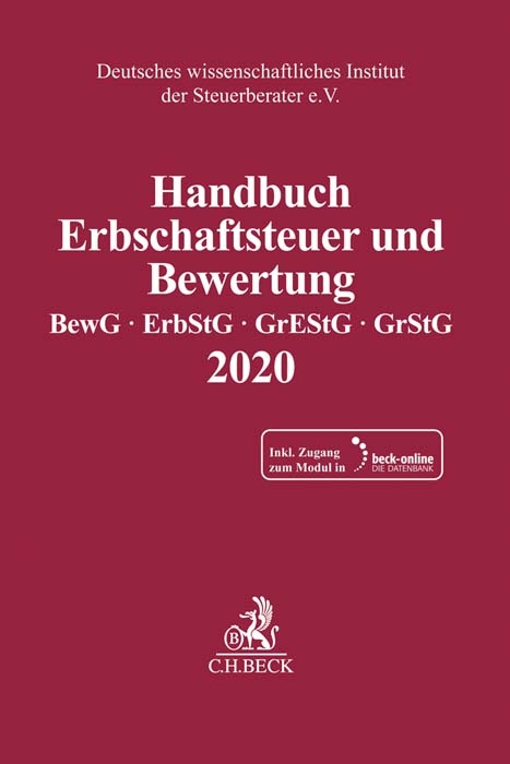 Handbuch Erbschaftsteuer und Bewertung 2020 - 