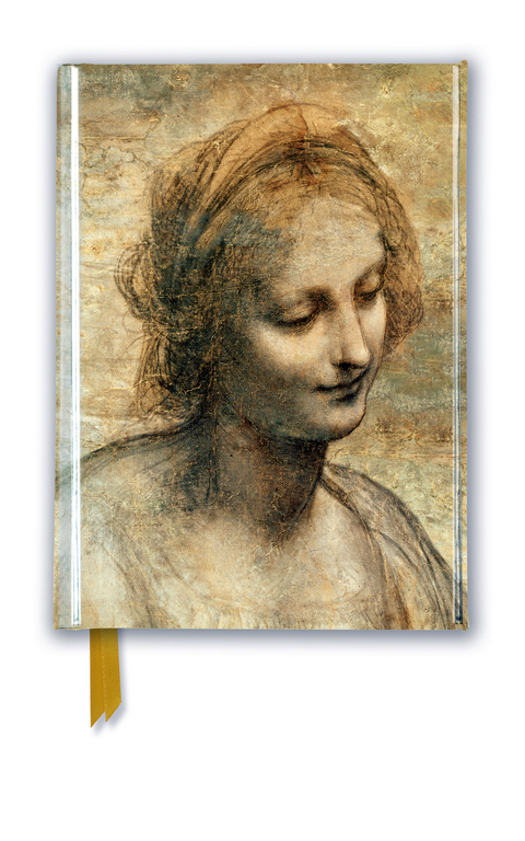 Leonardo da Vinci: Detail of the Head of the Virgin (Foiled Pocket Journal) - 