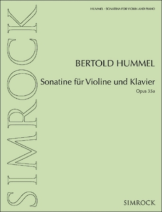 Sonatine für Violine und Klavier