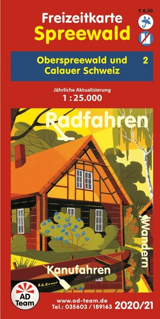 Freizeitkarte Spreewald - 2 (Ausgabe 2020/21)