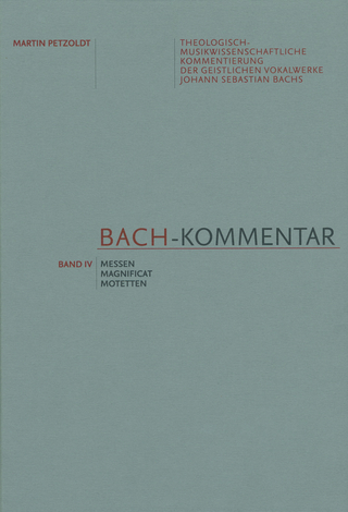 Bach-Kommentar, Band IV