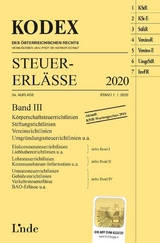 KODEX Steuer-Erl&auml;sse 2020 Band III - Andrei Bodis