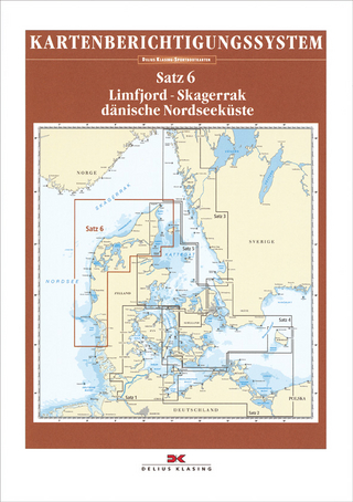 Berichtigung Sportbootkarten Satz 6: Limfjord - Skagerrak - Dänische Nordseeküste (Ausgabe 2020)