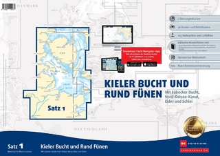Sportbootkarten Satz 1: Kieler Bucht und Rund Fünen (Ausgabe 2020)
