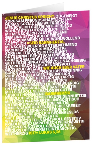 Jahreslosung 2021 - Faltkarte (5er-Set)