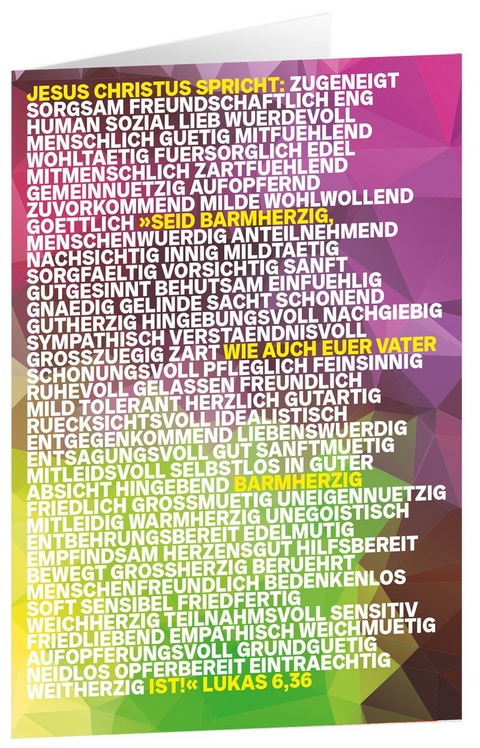 Jahreslosung 2021 - Faltkarte (5er-Set)