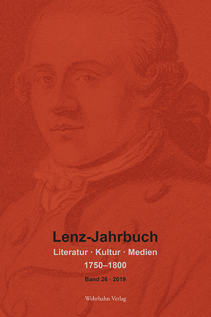 Lenz-Jahrbuch 26 (2019) - 