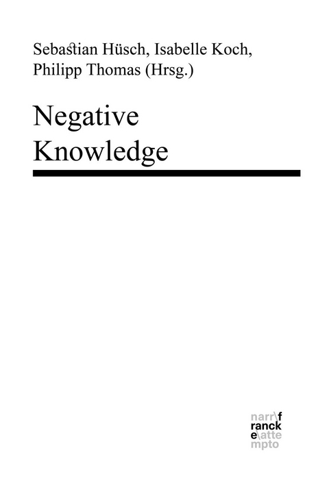 Negative Knowledge - 