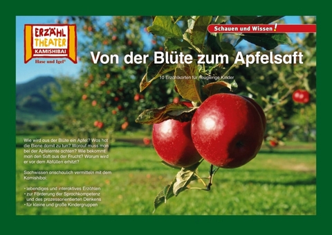 Von der Bl&uuml;te zum Apfelsaft / Kamishibai Bildkarten - Verena Sangu