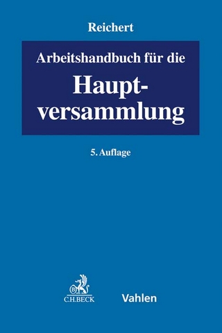 Arbeitshandbuch für die Hauptversammlung