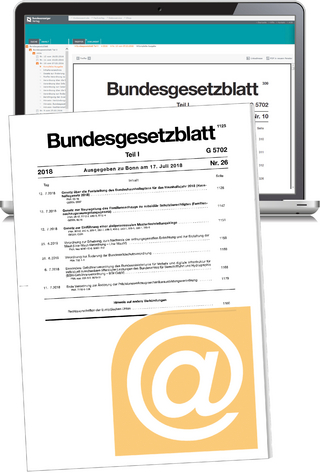 Bundesgesetzblatt Teil I, E-Mail-Datenservice (Jahresabonnement)