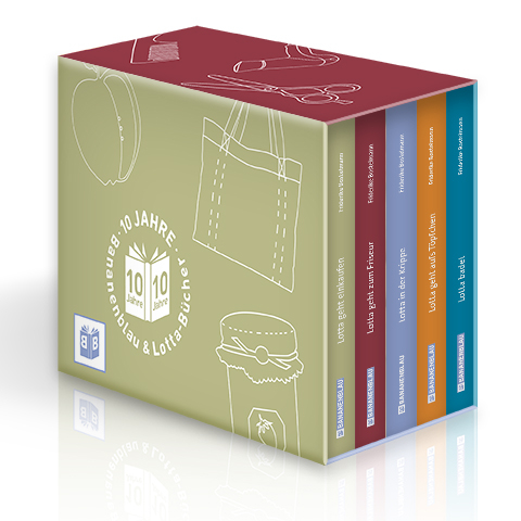 Alle Lotta Foto-Bilderb&uuml;cher im Jubil&auml;ums-Schuber - Friderike Bostelmann