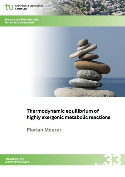 Thermodynamic equilibrium of highly exergonic metabolic reactions - Florian Meurer