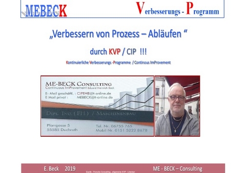 Verbessern von Prozess - Abl&auml;ufen - Eduard Heinrich Beck